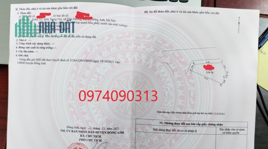 BÁN ĐẤT ĐẤU GIÁ X5 TRUNG OAI TIÊN DƯƠNG ĐÔNG ANH LÔ GÓC MẶT ĐƯỜNG 40M KINH DOANH
