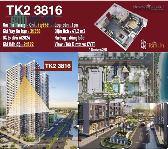 VINHOME SMART CITY TOKIN2 - 1N GIÁ 1.9 TỶ. LH 0866690890