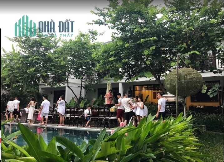 Village nghỉ dưỡng Hội An 5100m2, 14 phòng đang KD