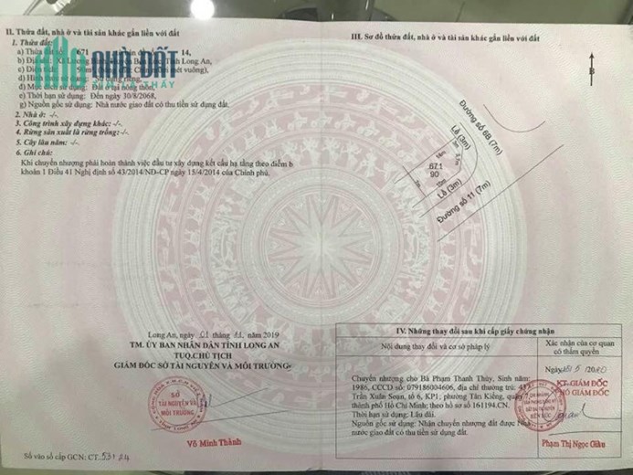 Đất nền Xã Lương Bình Bến Lức Long An giá tốt