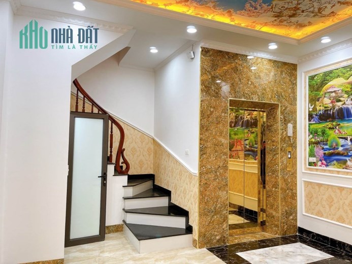 Bán nhà ngõ 279 Đội Cấn. 45m2 6 tầng. MT4.6m. Cách ô tô 30m. Ngõ thông. Kinh doanh. Thang máy. 8.7