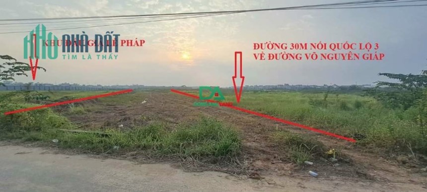 Bán đất đấu giá X7 thôn Lễ Pháp Tiên Dương Đông Anh đường 20m gần công viên Kim Quy