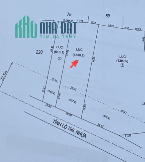Bán gấp đất MT DT786 Tiên Thuận, Bến Cầu, Tây Ninh 20x68m phủ hồng kinh doanh mua bán