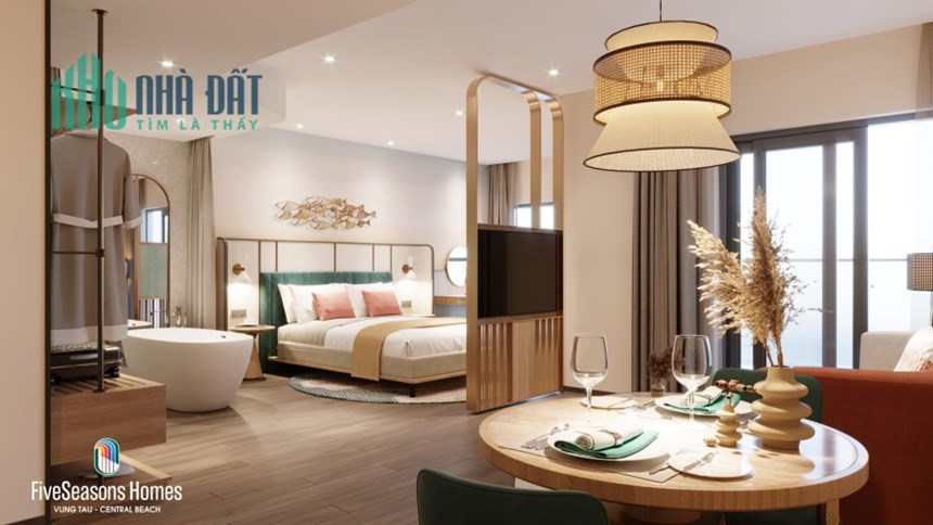 Dự án Fiveseasons Home duy nhất căn 1PN chiết khấu lên đến 44% , view biển bãi sau LH:0942548580