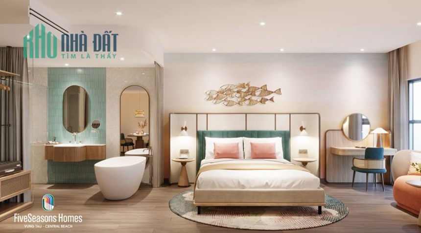 Dự án Fiveseasons Home duy nhất căn 1PN chiết khấu lên đến 44% , view biển bãi sau LH:0942548580