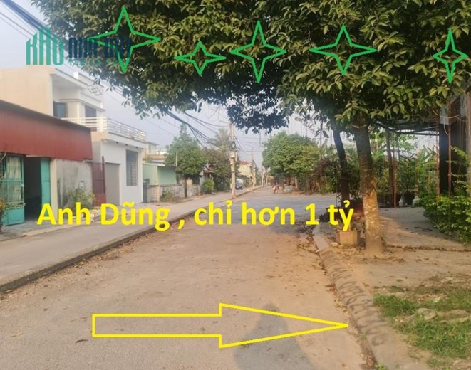 HƠn 1 tỷ  Mặt đường TĐC Vườn Đốm , Anh Dũng , Dương Kinh