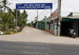Bán đất nền liền kề chợ Sơn Đông - tp. Bến Tre