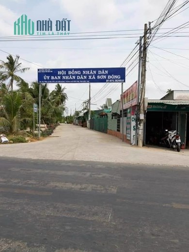 Bán đất nền liền kề chợ Sơn Đông - tp. Bến Tre