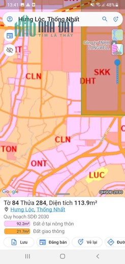 Bán đất KCN Dầu Giây,Thống Nhất,DDoongd Nai,SHR,Công chứng ngay