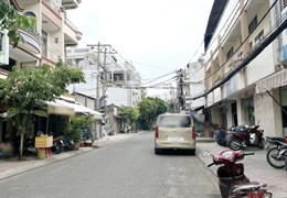 Nhà 4 tầng mặt tiền Ưu Long P11Q8 - Giá : 12.3 Tỷ (TL)