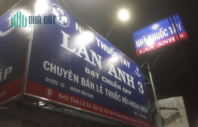 Sang Nhượng Nhà Thuốc Tây 2 Mặt Tiền Đẹp 50m2