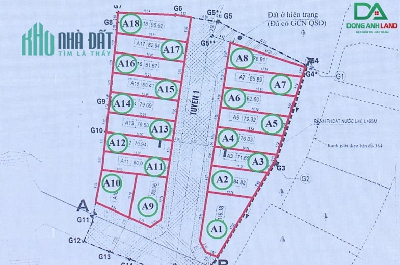 Bán đất đấu giá X6 Tiên Kha Tiên Dương Đông Anh