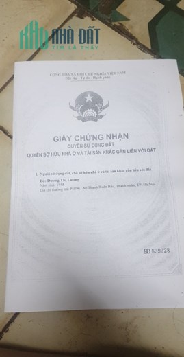 Bán 66m2 thổ cư ngay chợ Giang Xá, Hoài Đức, SĐCC, 3.1 tỷ. LH:0982608132.