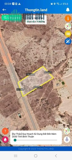 Bán đất mt đường 719B, sau Novaworld Phan Thiết, chỉ 1.6 tỷ
