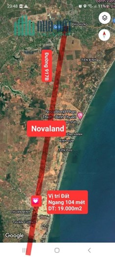 Bán đất mt đường 719B, sau Novaworld Phan Thiết, chỉ 1.6 tỷ