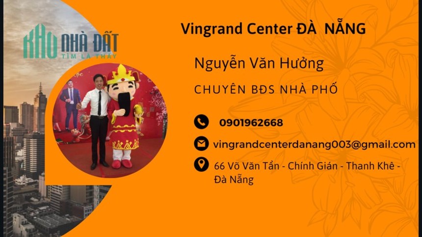 Bán nhà 4 tầng mt đường Điện Biên Phủ, Chính Gián, Thanh Khê.Giá 13 tỷ
