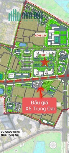 BÁN LÔ GÓC MẶT ĐƯỜNG 40M ĐẤU GIÁ X5 TRUNG OAI TIÊN DƯƠNG ĐÔNG ANH