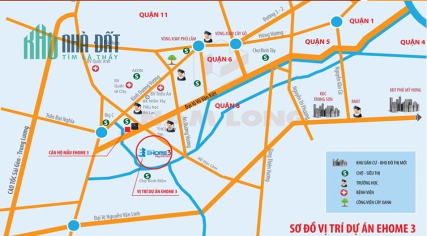 Cập nhật giá bán mới nhất Ehome 3 chỉ 1 tỷ350/ Căn Ngã tư võ văn kiệt