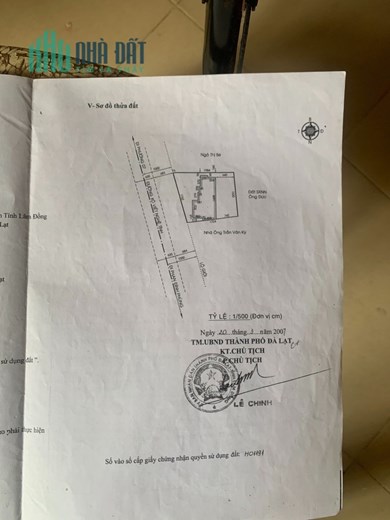CHÍNH CHỦ BÁN GẤP Nhà Mặt Tiền Đường Xô Viết Nghệ Tĩnh, P.7, TP Đà Lạt