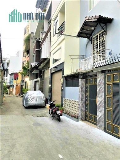 NHÀ HẺM 5M, DT 52m2, 2 TẦG, GÓC NGUYỄN XÍ – UNG VĂN KHIÊM, 5.1 TỶ TL