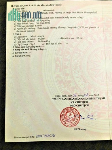 NHÀ HẺM 5M, DT 52m2, 2 TẦG, GÓC NGUYỄN XÍ – UNG VĂN KHIÊM, 5.1 TỶ TL
