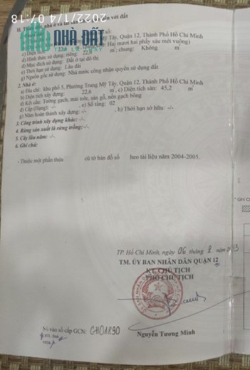 Bán Nhà Đường Song Hành, Trung Mỹ Tây, Ngay Ngã Tư An Sương, Shr