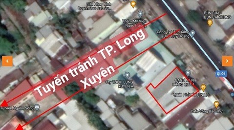 Chính chủ bán/cho thuê hoặc trao đổi đất mặt tiền Trần Hưng Đạo, TP.Long Xuyên, An Giang;