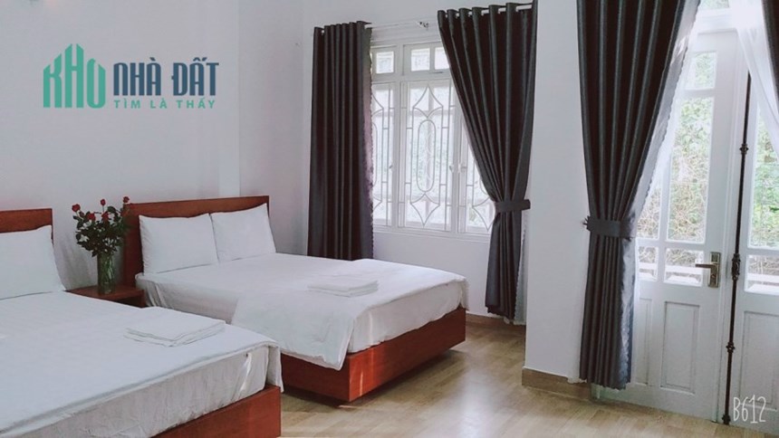 Bán gấp khách sạn kinh doanh Mặt tiền đường Lý Tự Trọng, P2, Đà Lạt Giá 17 tỷ