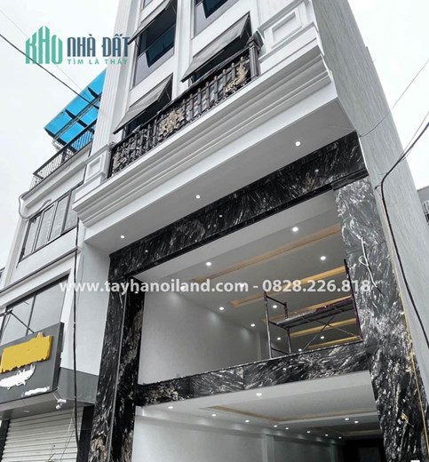 Bán nhà 5 tầng mới xây khu đất dịch vụ An Thọ 75m2 mặt tiền 5,4m làm văn phòng, kinh doanh đẹp