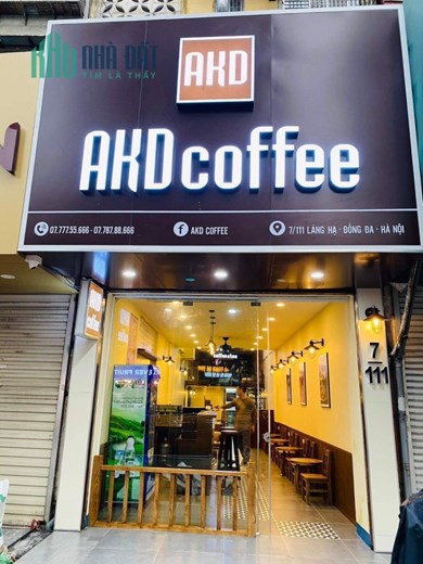 LÁNG HẠ-SANG NHƯỢNG QUÁN CAFE 1,5 TẦNG