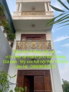 Cần Bán Nhà 4 Tầng Mới Xây Do Không Có Nhu Cầu Sử Dụng Chuyển Chỗ Khác