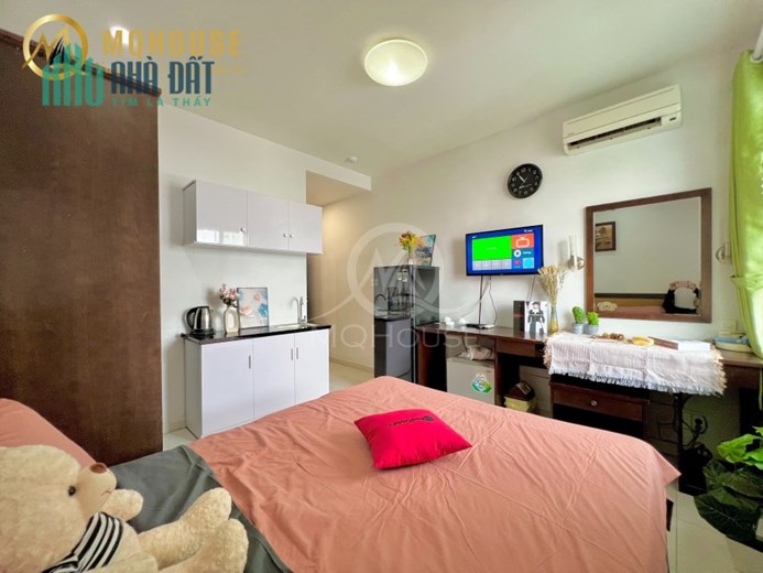 Cho thuê Căn hộ Full NT, thoáng mát xinh xắn  gần CV Hoàng Văn Thụ