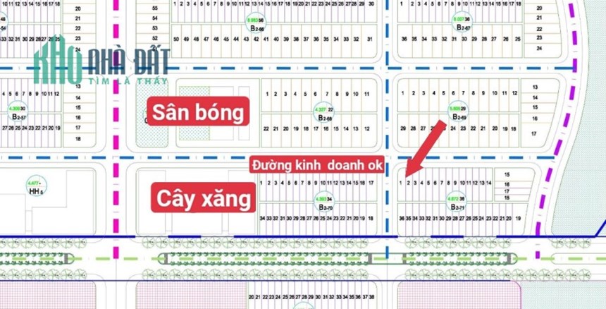 Bán đất 2 mặt tiền b2.71 lô 1 golden hills. Đà nẵng  vị trí kinh doanh giá cực tốt