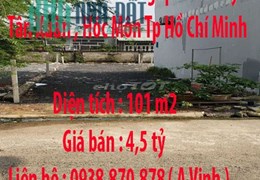 Chính chủ cần bán gấp đất Tô Ký, Tân Xuân , Hóc Môn Tp Hồ Chí Minh