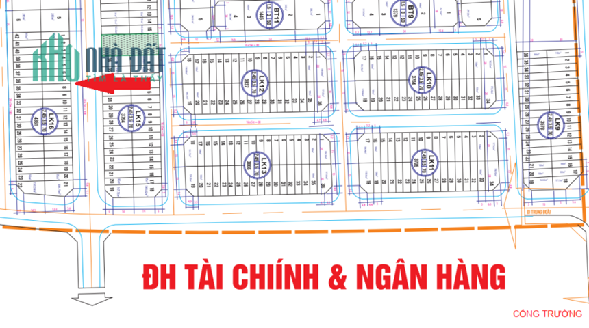 Cần tiền chuyển nhượng gấp đất liền kề ngay cổng ký túc xá trường ĐH Tài chính ngân hàng Hà Nội