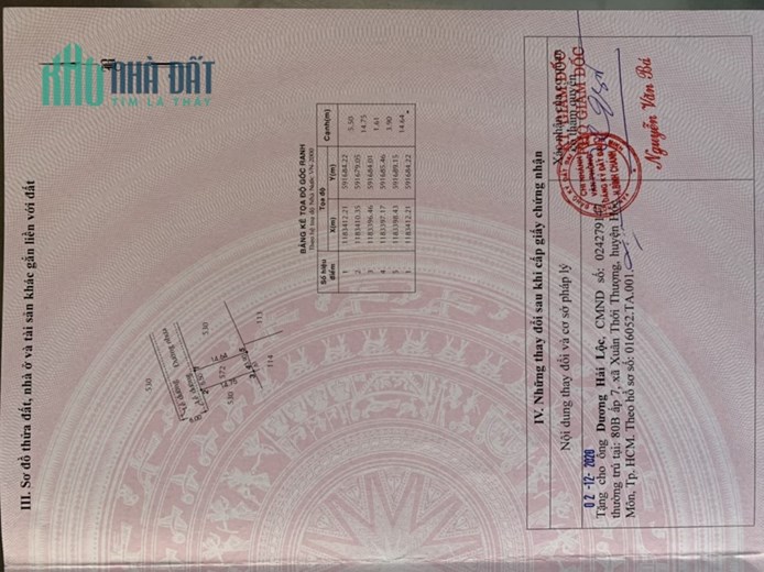 Đất 82m2 (5,5x15) hẻm 6m Đg Dương Đình Cúc giá 3ty450tr