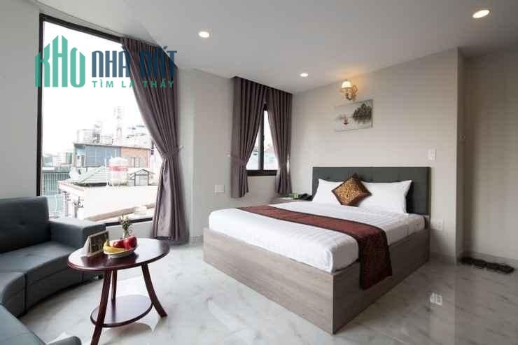 Bán  toà nhà 6 Tầng - 20 Phòng, Mặt tiền Bình Giã - Cộng Hoà, 4.2x24m, thu 60tr, giá 21.9 tỷ.