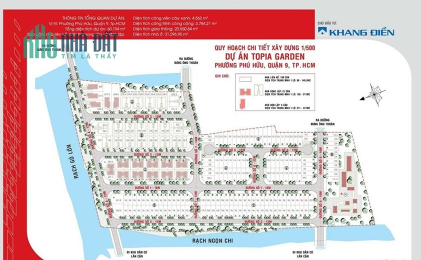 Bán đất Khang Điền Topia đường Bưng Ông Thoàn phường Phú Hữu Tp Thủ Đức. 160m2 (8x20), Hướng Đông