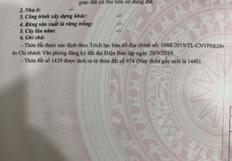 Chính chủ cần bán lô đất điện hoà , thị xã điện bàn , quảng nam