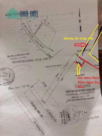 Cần bán Nhà 1 lầu 1 trệt tại Ấp Đông Chiêu - Huyện Dĩ An - Tỉnh Bình Dương