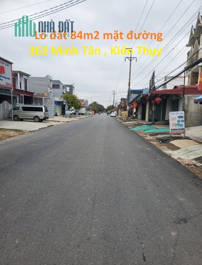 Lô  đất MẶT ĐƯỜNG 362 Minh Tân , Kiến Thụy Hải Phòng giá 2 tỷ