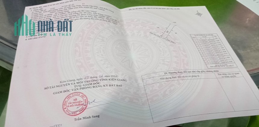 CHÍNH CHỦ BÁN NHANH Lô Đất Đẹp Tại Thị Trấn Tân Hiệp, Tân Hiệp - Kiên Giang - Giá Đầu Tư