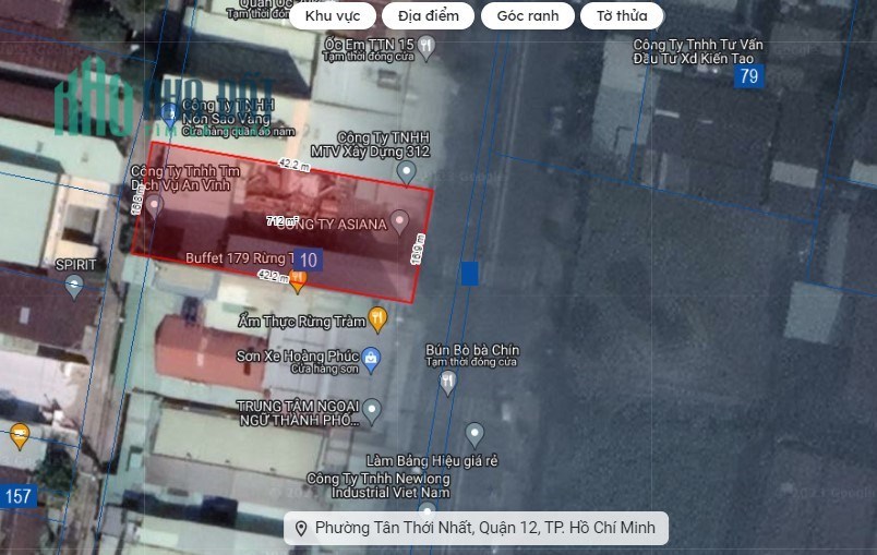 QUẬN 12, MẶT TIỀN DƯƠNG THỊ GIANG, TÂN THỚI NHẤT 17x45m, CHỈ 61 TỶ