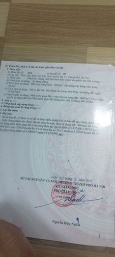 Cần bán lô đất đủ 5 tiêu chí mặt đường trục chính Châu Sơn, Ba Vì, Hà Nội.