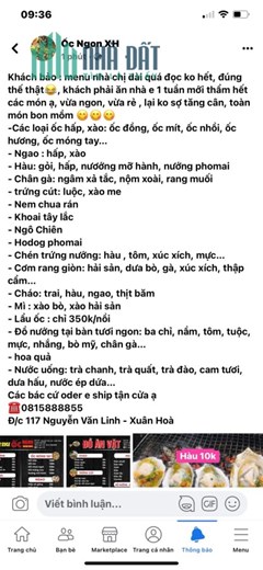 Checkin Quán Ốc Ngon Vĩnh Phúc