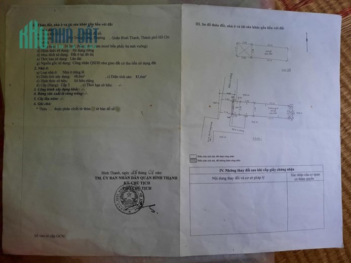 Bán nhà HXH Nơ Trang Long Bình Thạnh. 63m2 4PN, KLG KQH . Chỉ 3.x tỷ