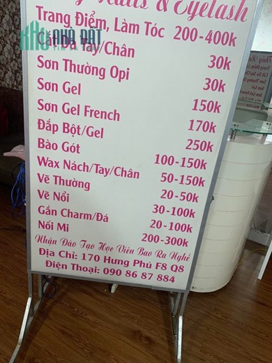 SANG LẠI TOÀN BỘ ĐỒ DÙNG TRONG TIỆM NAIL Ở TP HỒ CHÍ MINH
