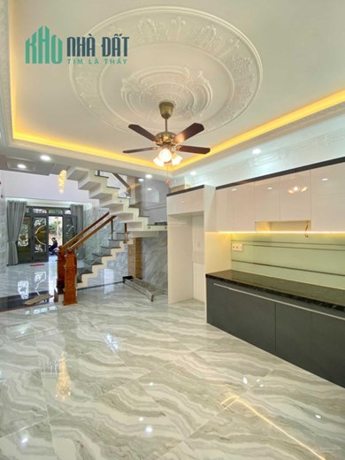 Nhà bán Bình Tân (4m x16.5m) 4T.. Mặt Tiền Kinh Doanh. Đường nhựa 8m thông