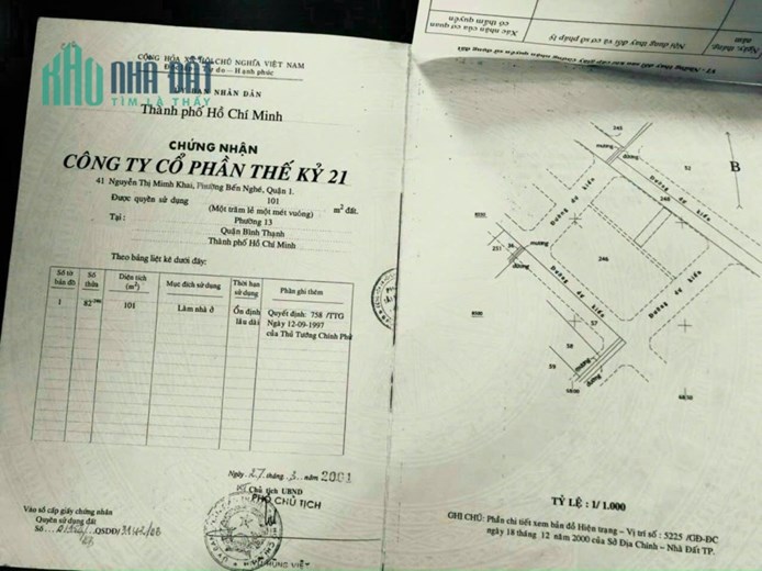 BÌNH THẠNH, BÁN LÔ ĐẤT KDC BÌNH LỢI, DT 5x20m 101m2, CHỈ 10.9 TỶ