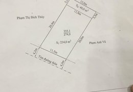 ĐẤT GỐC DÂN CẦN BÁN 274m2  tại Phương Đôi, Thụy Hương, Kiến Thụy